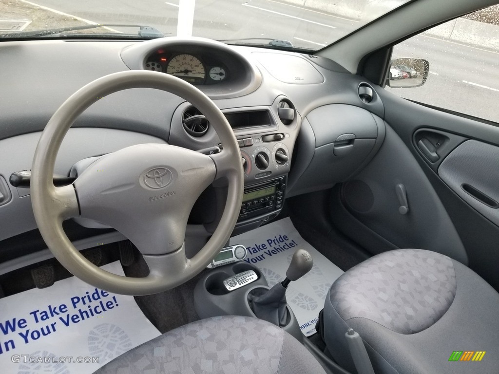 Shadow Gray Interior 2002 Toyota ECHO Coupe Photo #141365214