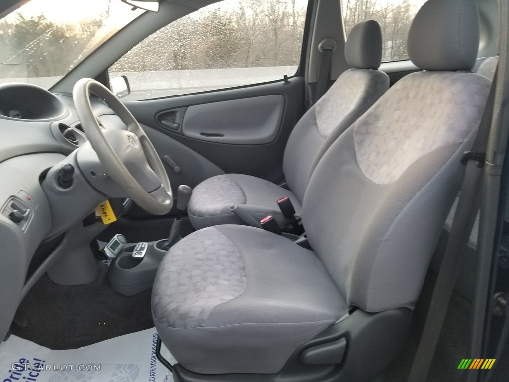 Shadow Gray Interior 2002 Toyota ECHO Coupe Photo #141365235
