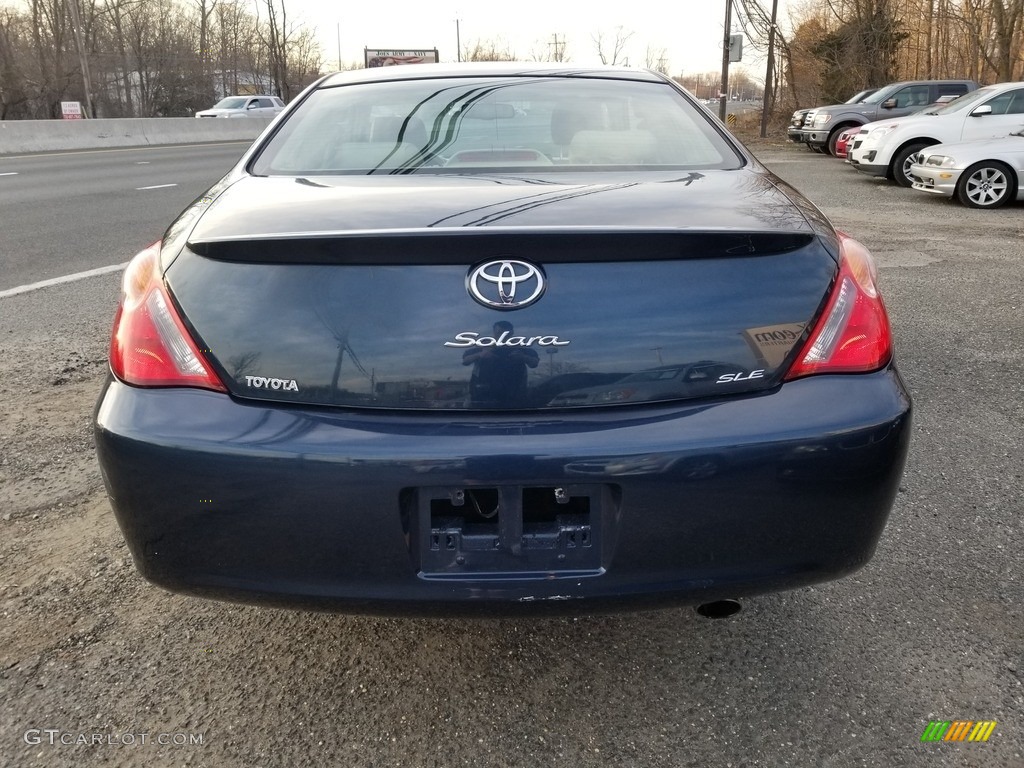 2006 Solara SLE Coupe - Oceanus Blue Pearl / Ivory photo #5