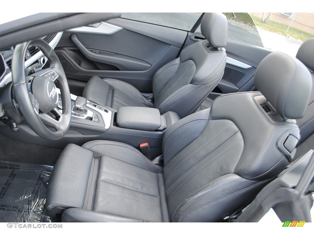 2018 Audi A5 Premium Plus quattro Cabriolet Front Seat Photo #141365472