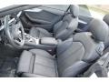 Black 2018 Audi A5 Premium Plus quattro Cabriolet Interior Color