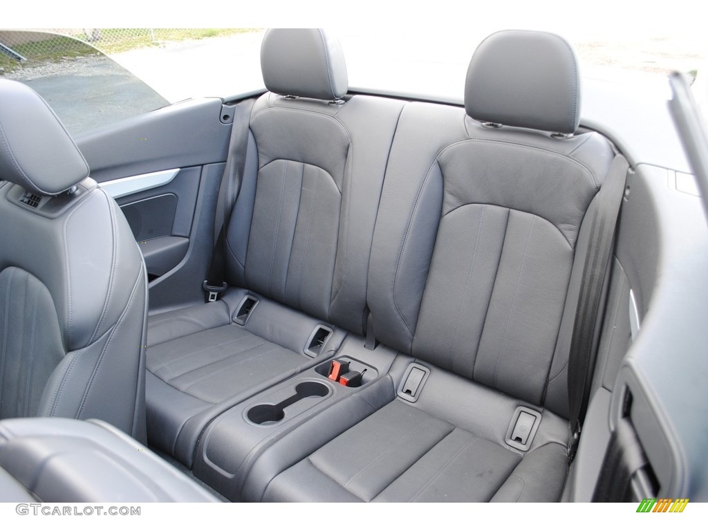 Black Interior 2018 Audi A5 Premium Plus quattro Cabriolet Photo #141365490