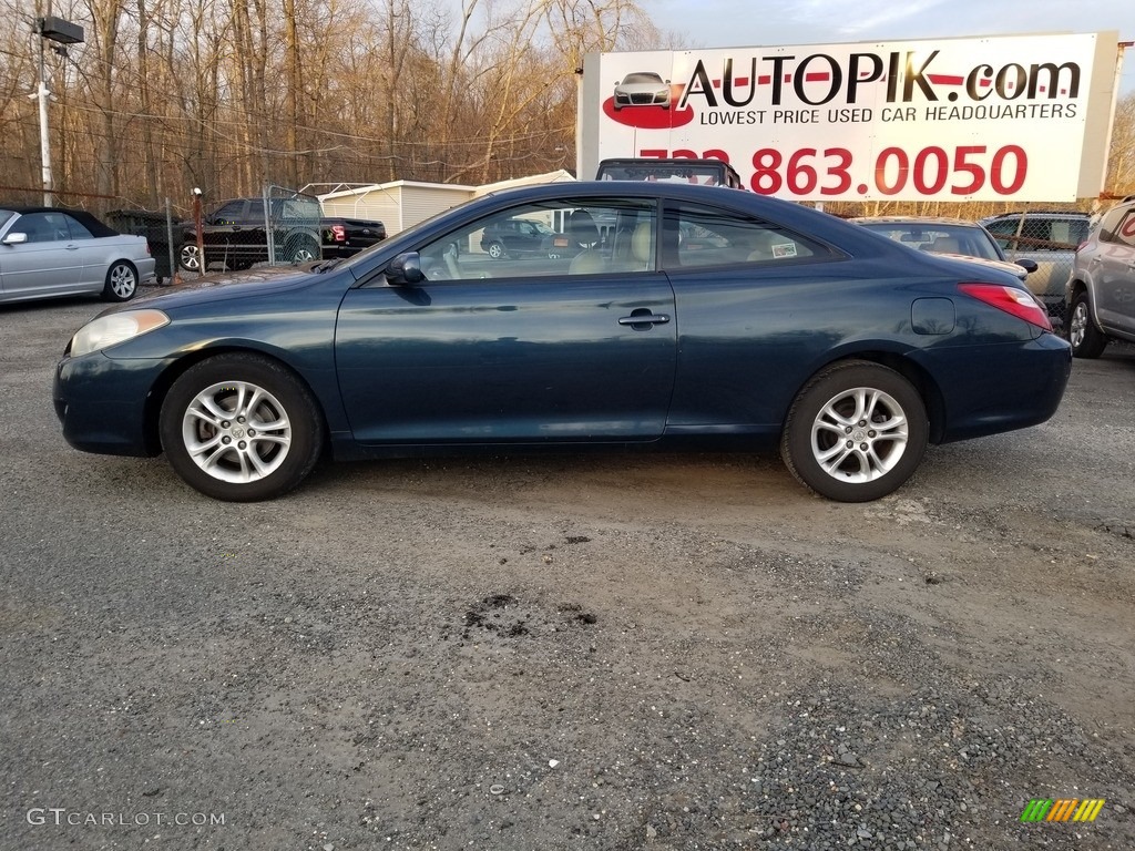 2006 Solara SLE Coupe - Oceanus Blue Pearl / Ivory photo #7
