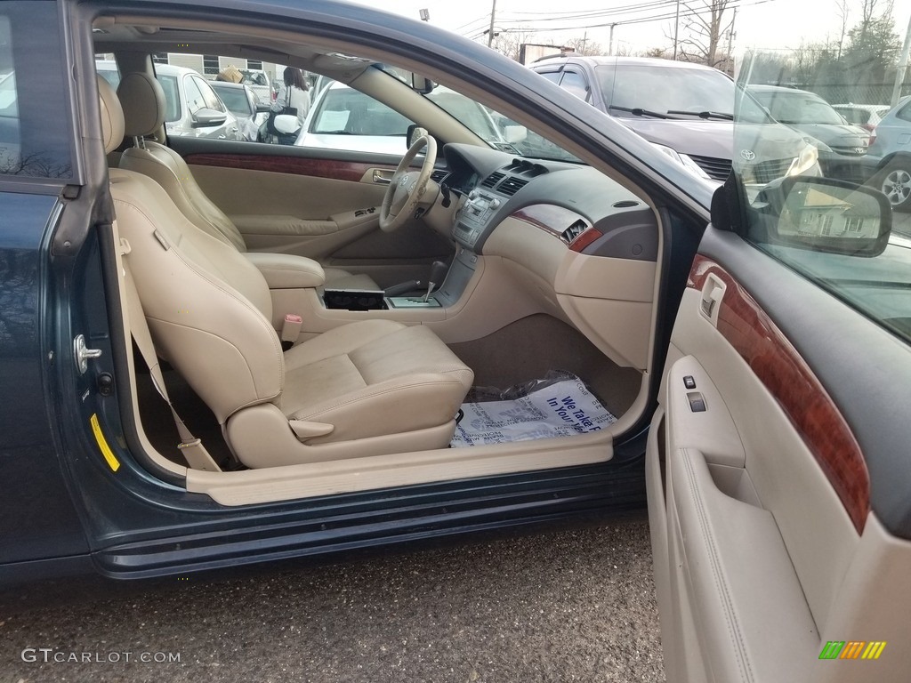 2006 Solara SLE Coupe - Oceanus Blue Pearl / Ivory photo #11