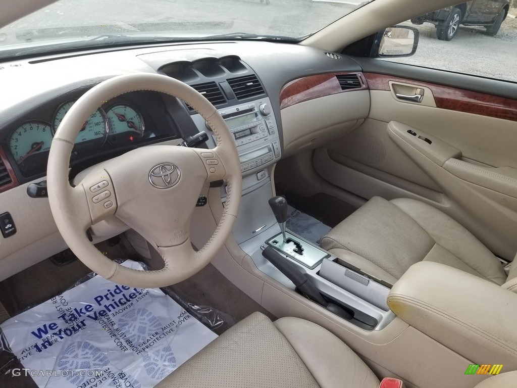 2006 Solara SLE Coupe - Oceanus Blue Pearl / Ivory photo #12