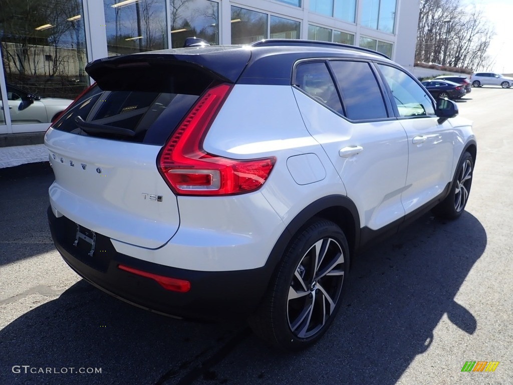 2021 XC40 T5 R-Design AWD - Crystal White Metallic / Charcoal photo #2