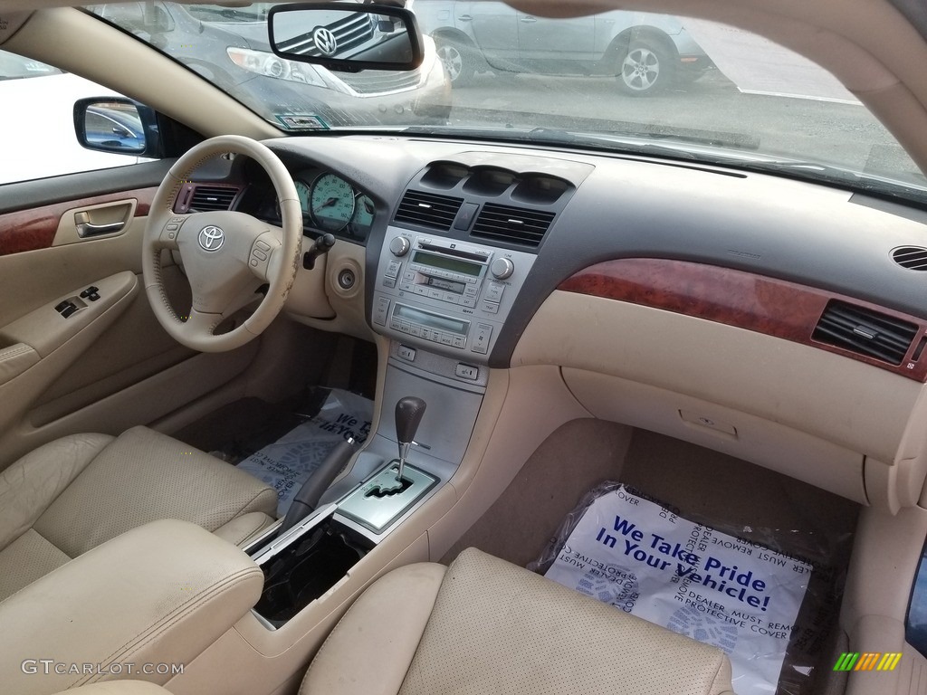 2006 Solara SLE Coupe - Oceanus Blue Pearl / Ivory photo #14