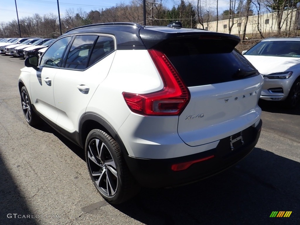 2021 XC40 T5 R-Design AWD - Crystal White Metallic / Charcoal photo #4