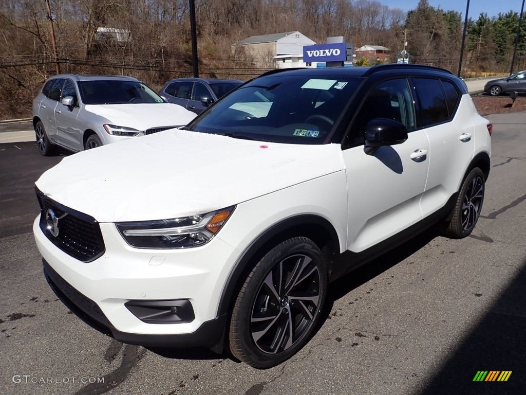 2021 XC40 T5 R-Design AWD - Crystal White Metallic / Charcoal photo #5
