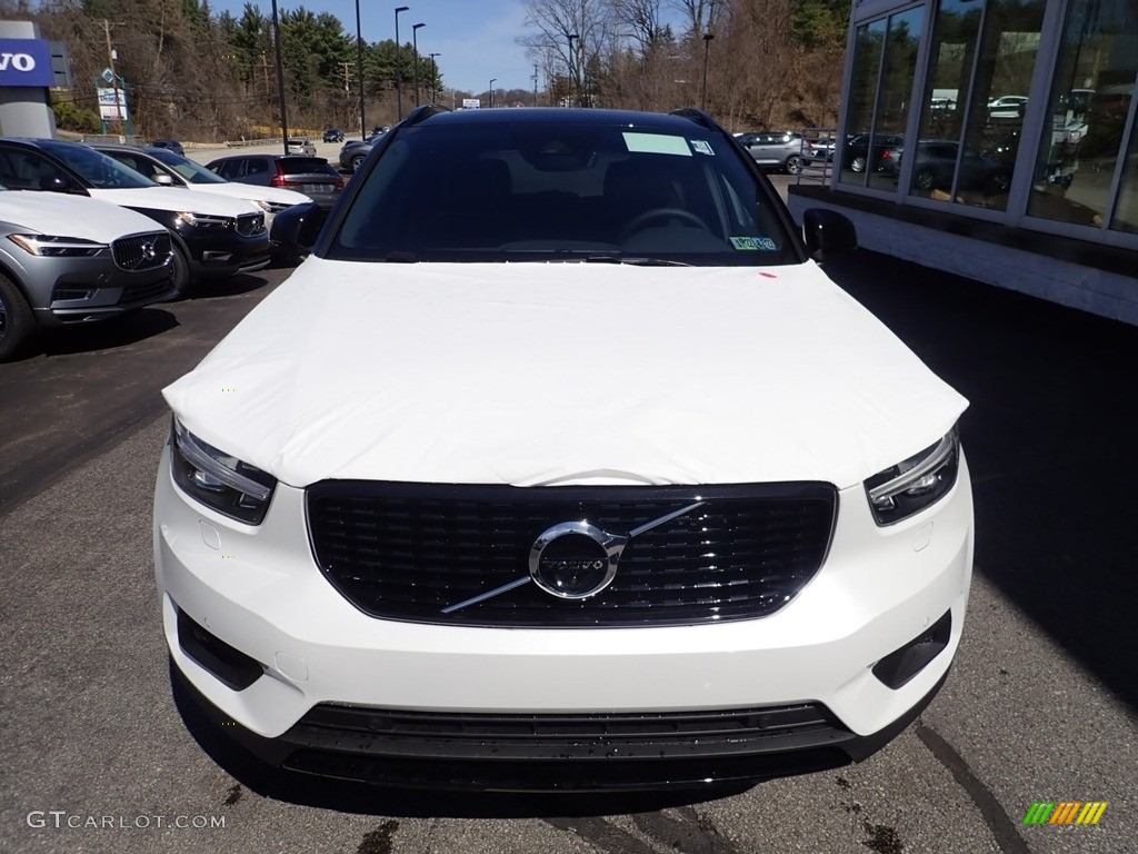 2021 XC40 T5 R-Design AWD - Crystal White Metallic / Charcoal photo #6