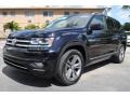 Deep Black Pearl 2018 Volkswagen Atlas SE R-Line Exterior