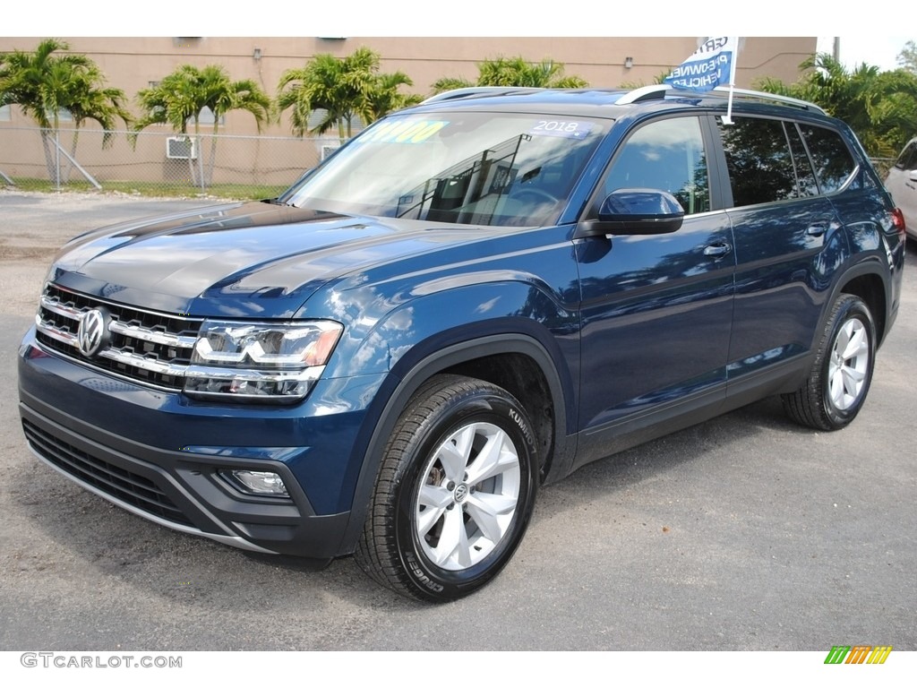 Tourmaline Blue Metallic 2018 Volkswagen Atlas SE Exterior Photo #141366093
