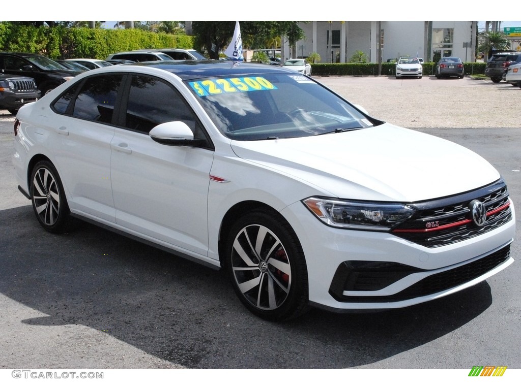 Pure White 2019 Volkswagen Jetta GLI Exterior Photo #141366462