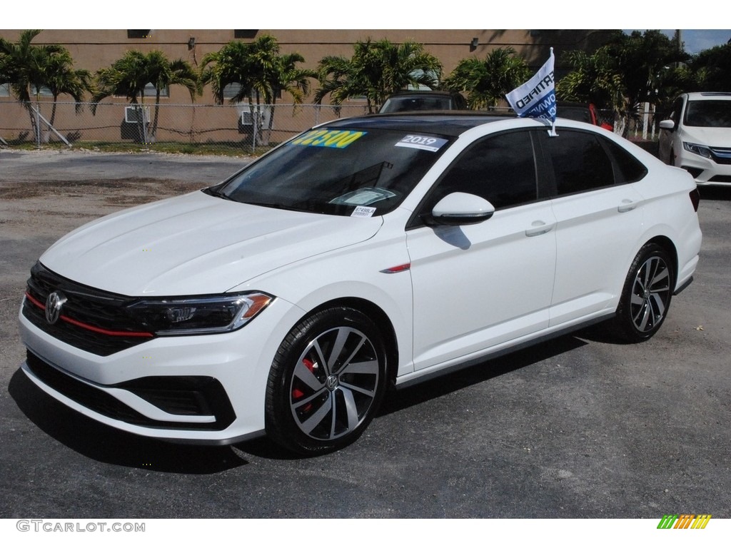 Pure White 2019 Volkswagen Jetta GLI Exterior Photo #141366489