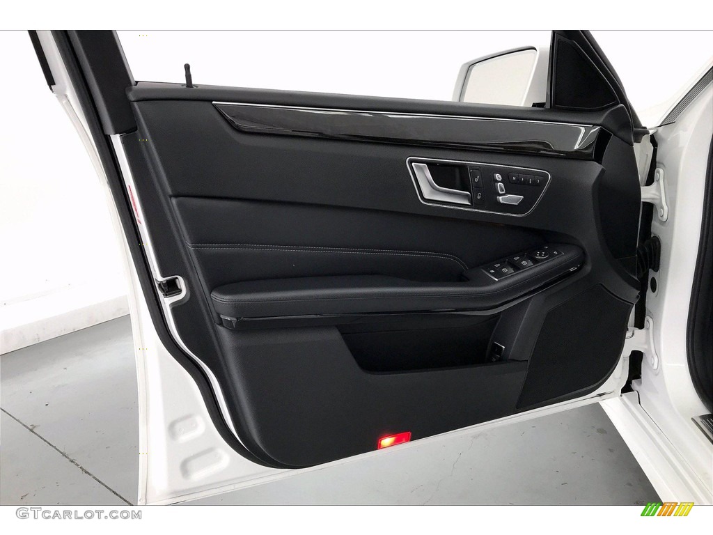 2014 Mercedes-Benz E 350 Sport Sedan Black Door Panel Photo #141367686