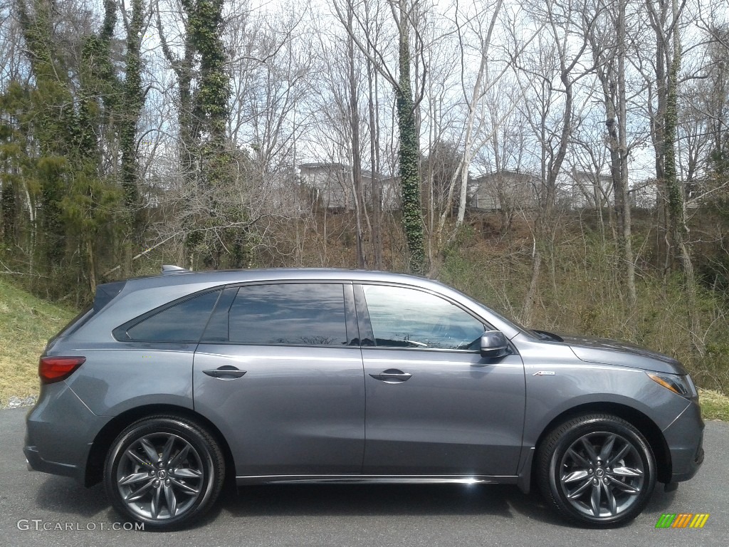 Gunmetal Metallic 2019 Acura MDX A Spec SH-AWD Exterior Photo #141367908