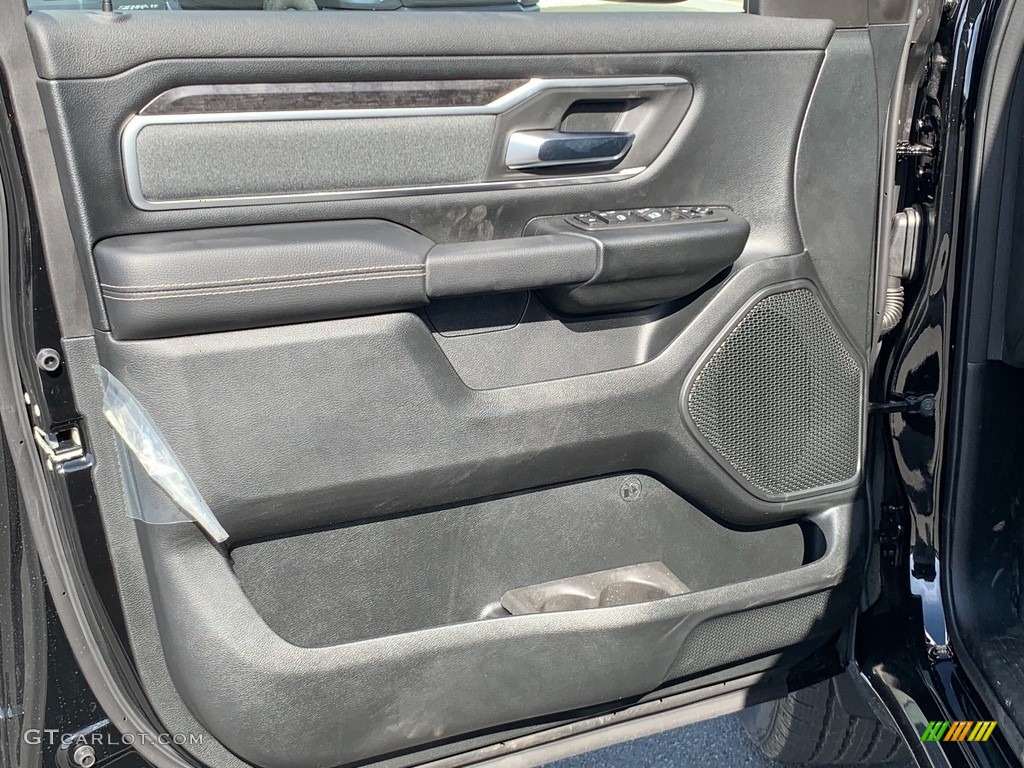 2021 Ram 1500 Big Horn Quad Cab 4x4 Black Door Panel Photo #141368370
