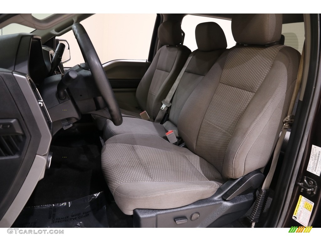 2020 F150 XLT SuperCrew 4x4 - Magma Red / Medium Earth Gray photo #6
