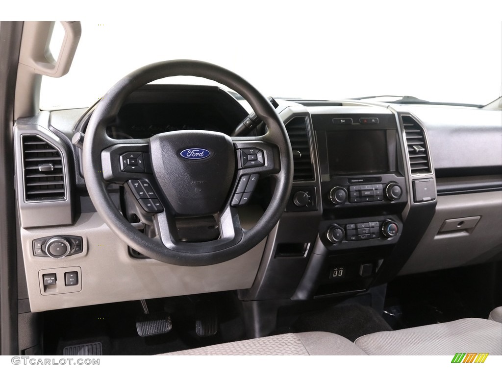 2020 F150 XLT SuperCrew 4x4 - Magma Red / Medium Earth Gray photo #7