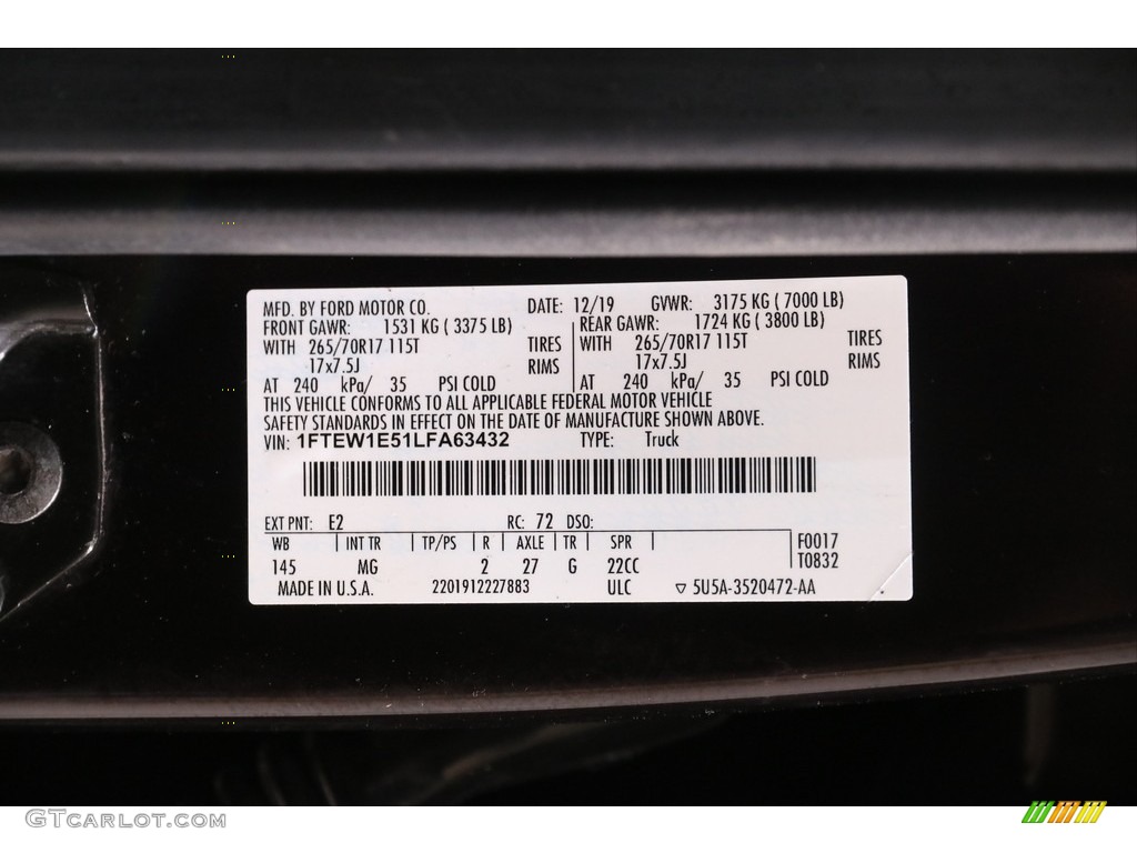 2020 F150 XLT SuperCrew 4x4 - Magma Red / Medium Earth Gray photo #22