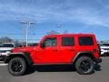 2021 Firecracker Red Jeep Wrangler Unlimited Willys 4x4  photo #3