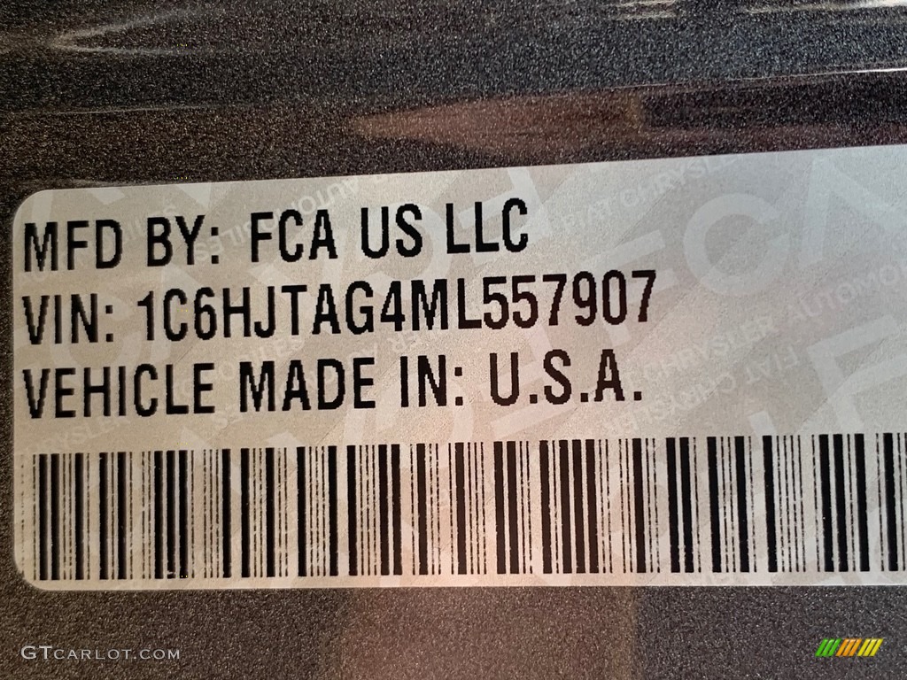 2021 Gladiator Willys 4x4 - Granite Crystal Metallic / Black photo #10