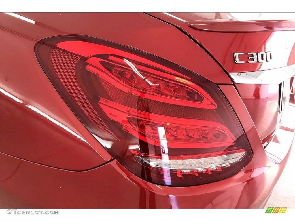 2018 C 300 Sedan - designo Cardinal Red Metallic / Silk Beige/Black photo #28