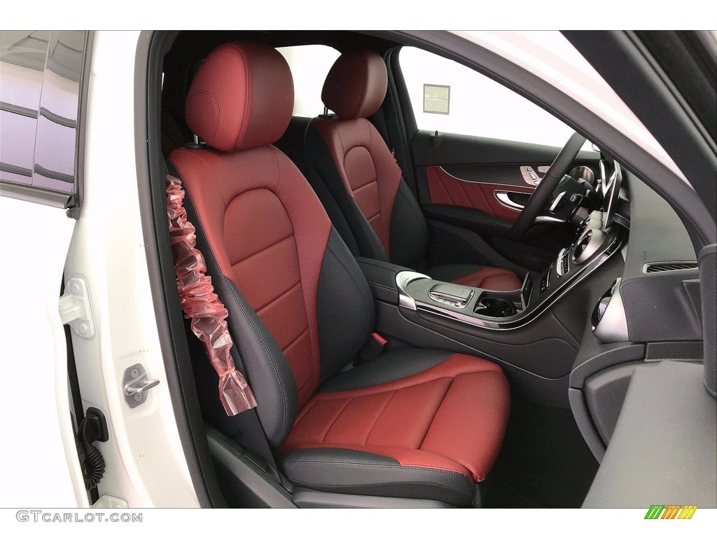 Cranberry Red/Black Interior 2021 Mercedes-Benz GLC 300 4Matic Coupe Photo #141371856
