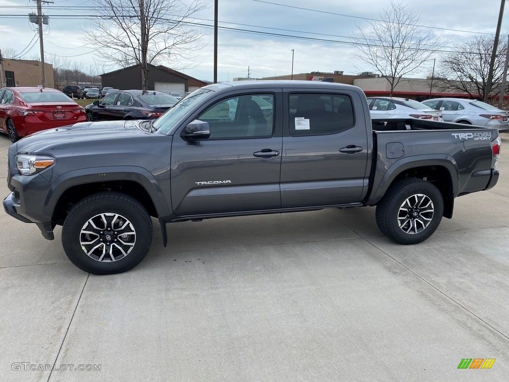 2021 Tacoma TRD Sport Double Cab 4x4 - Magnetic Gray Metallic / TRD Cement/Black photo #1