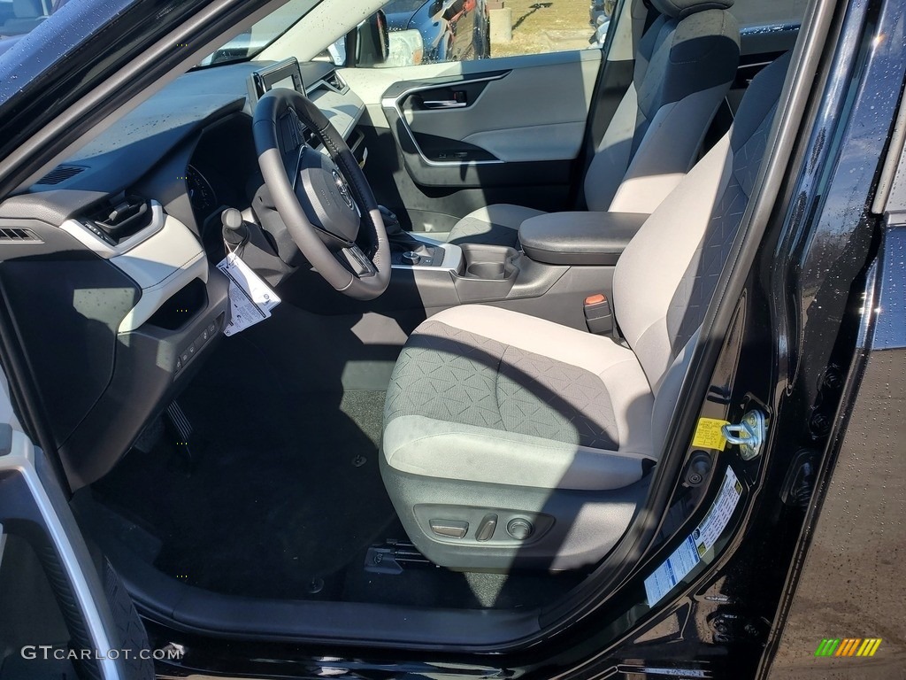 2021 RAV4 XLE AWD Hybrid - Midnight Black Metallic / Light Gray photo #2