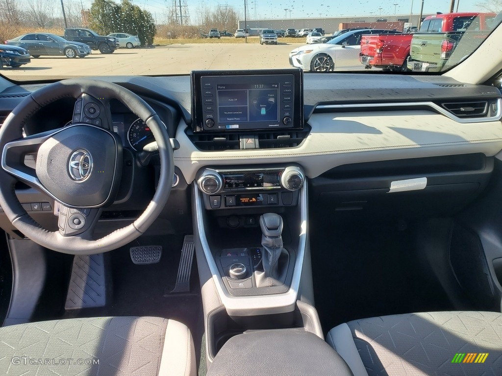 2021 RAV4 XLE AWD Hybrid - Midnight Black Metallic / Light Gray photo #4