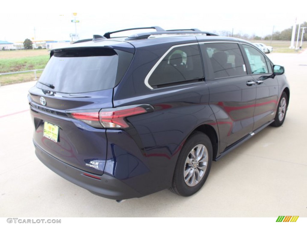 2021 Sienna XLE Hybrid - Blueprint / Chateau photo #8