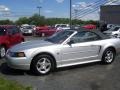 2004 Silver Metallic Ford Mustang V6 Convertible  photo #1