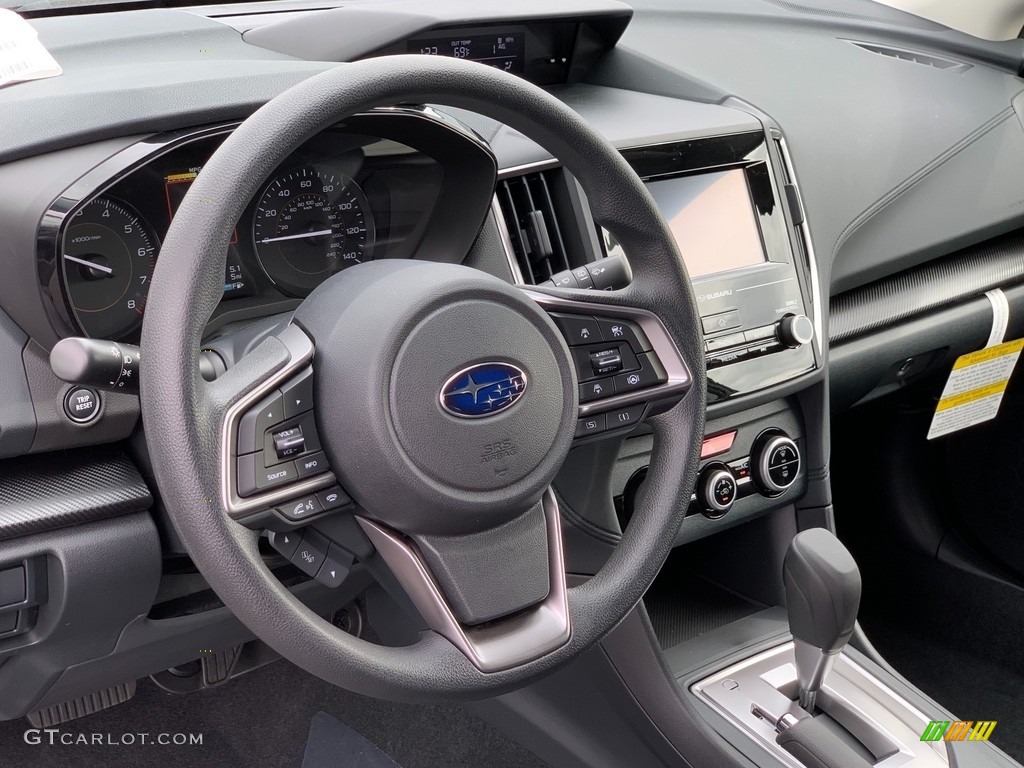 2021 Subaru Crosstrek Standard Crosstrek Model Gray Steering Wheel Photo #141373692