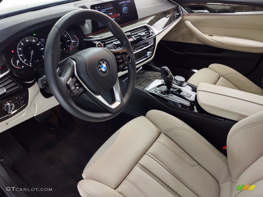 2018 5 Series 540i Sedan - Imperial Blue Metallic / Ivory White photo #16