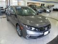 Modern Steel Metallic - Civic EX Sedan Photo No. 3