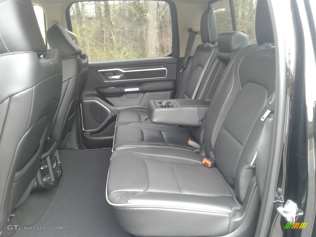 Black Interior 2021 Ram 1500 Laramie Crew Cab 4x4 Photo #141376499