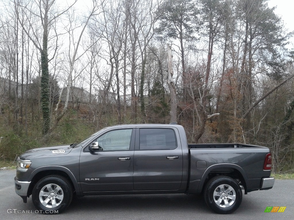 Granite Crystal Metallic 2021 Ram 1500 Laramie Crew Cab 4x4 Exterior Photo #141376655