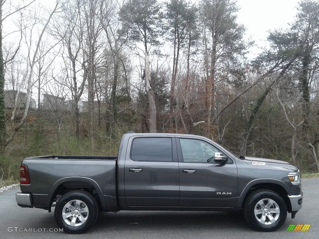 Granite Crystal Metallic 2021 Ram 1500 Laramie Crew Cab 4x4 Exterior Photo #141376697