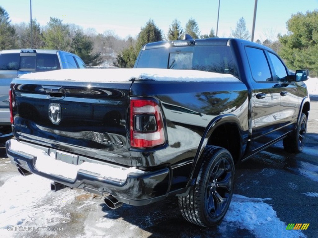 2021 1500 Limited Crew Cab 4x4 - Diamond Black Crystal Pearl / Black photo #5