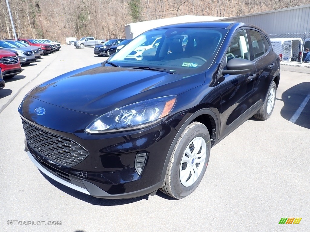 Agate Black Metallic 2021 Ford Escape S 4WD Exterior Photo #141378958