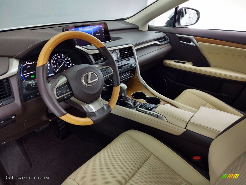 Parchment Interior 2018 Lexus RX 450h AWD Photo #141380281