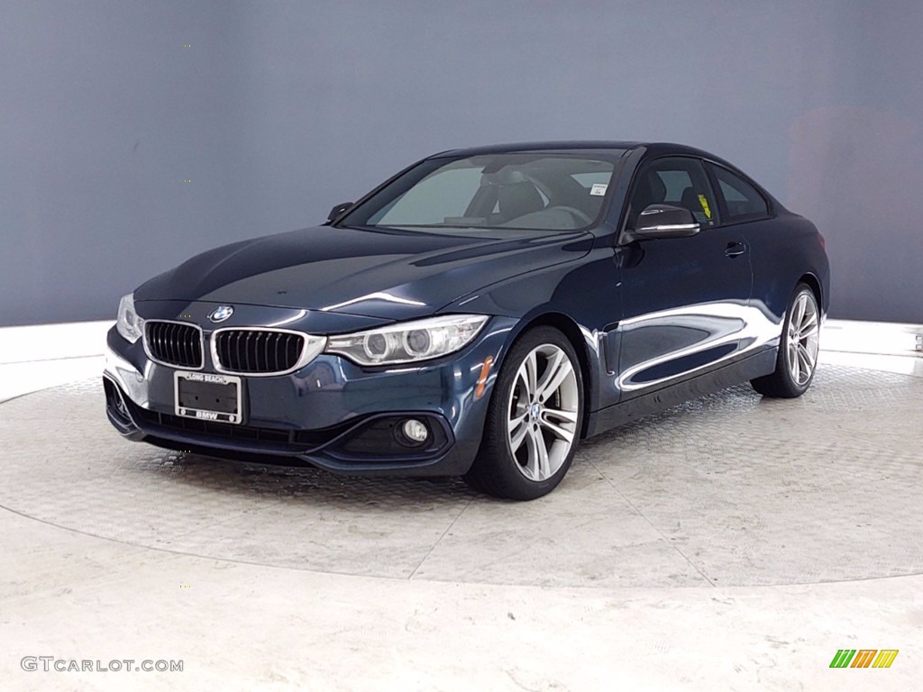 Midnight Blue Metallic 2015 BMW 4 Series 428i Coupe Exterior Photo #141380992