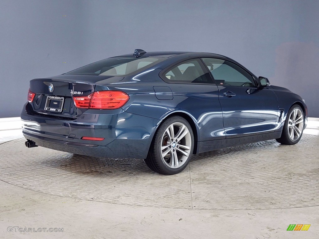 Midnight Blue Metallic 2015 BMW 4 Series 428i Coupe Exterior Photo #141381055