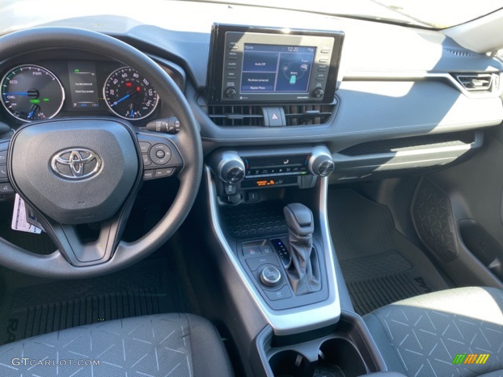 2021 RAV4 XLE AWD Hybrid - Super White / Black photo #3