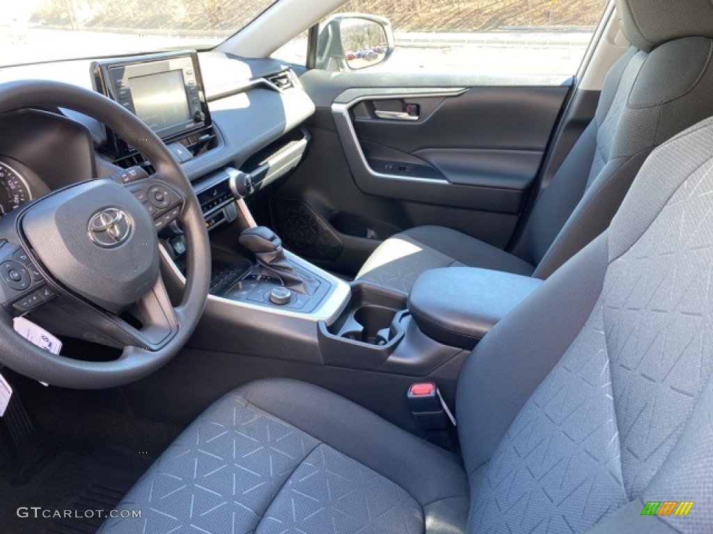 2021 RAV4 XLE AWD Hybrid - Super White / Black photo #4