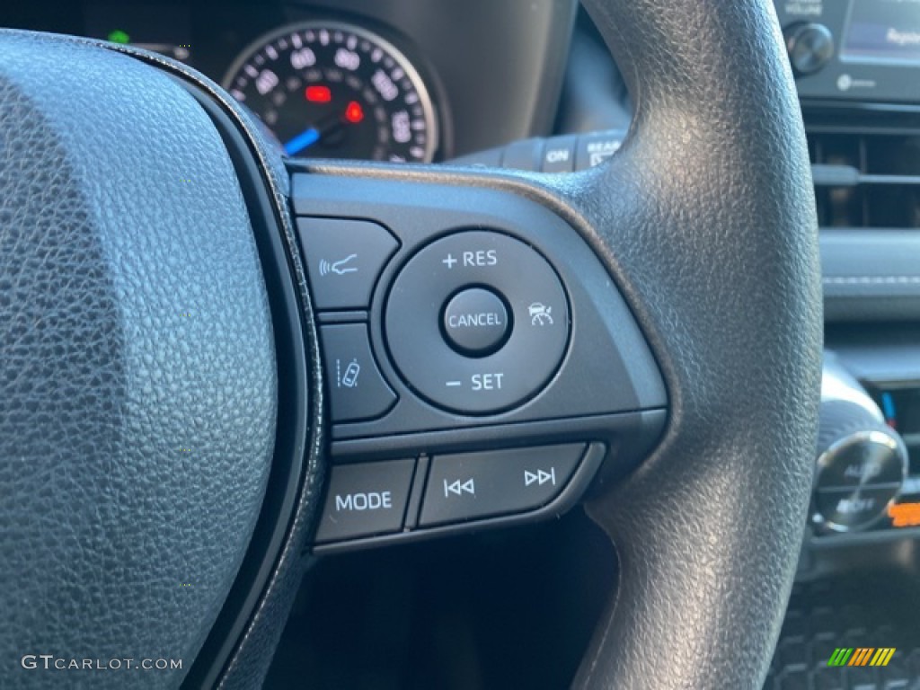 2021 RAV4 XLE AWD Hybrid - Super White / Black photo #7