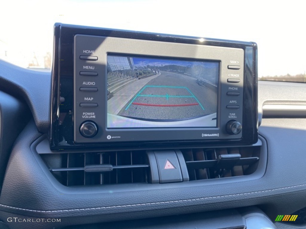 2021 RAV4 XLE AWD Hybrid - Super White / Black photo #9