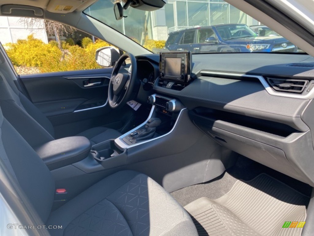 2021 RAV4 XLE AWD Hybrid - Super White / Black photo #11
