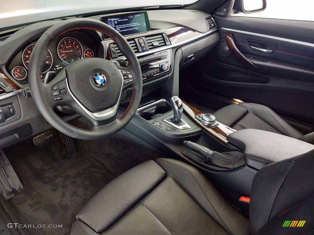 Black Interior 2015 BMW 4 Series 428i Coupe Photo #141381358
